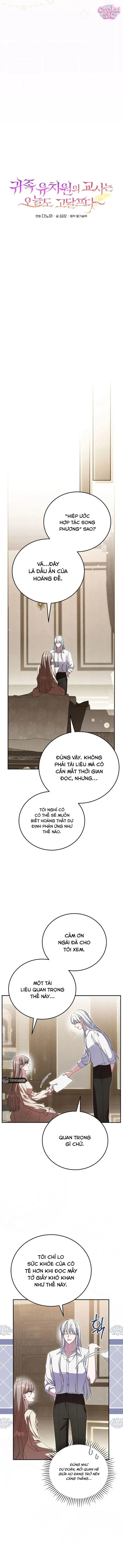 Giáo Viên Trường Mẫu Giáo Quý Tộc Hôm Nay Lại Vất Vả Chapter 21 - 4