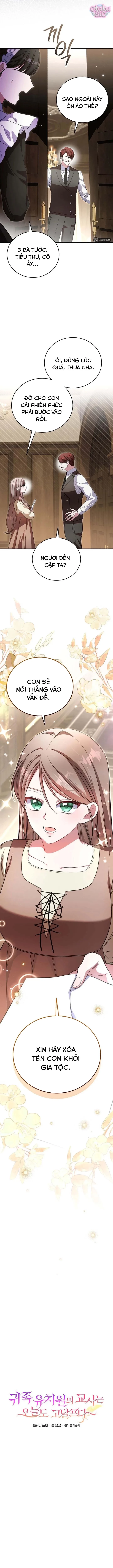 Giáo Viên Trường Mẫu Giáo Quý Tộc Hôm Nay Lại Vất Vả Chapter 4 - 8