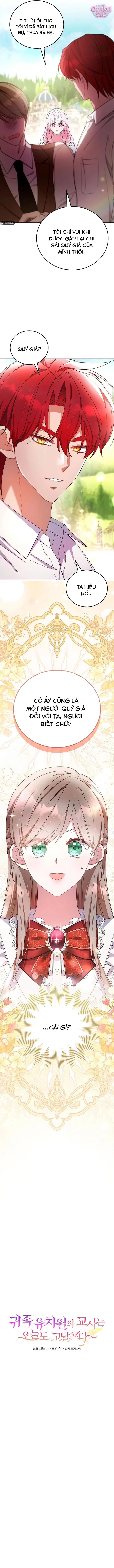 Giáo Viên Trường Mẫu Giáo Quý Tộc Hôm Nay Lại Vất Vả Chapter 9 - 9