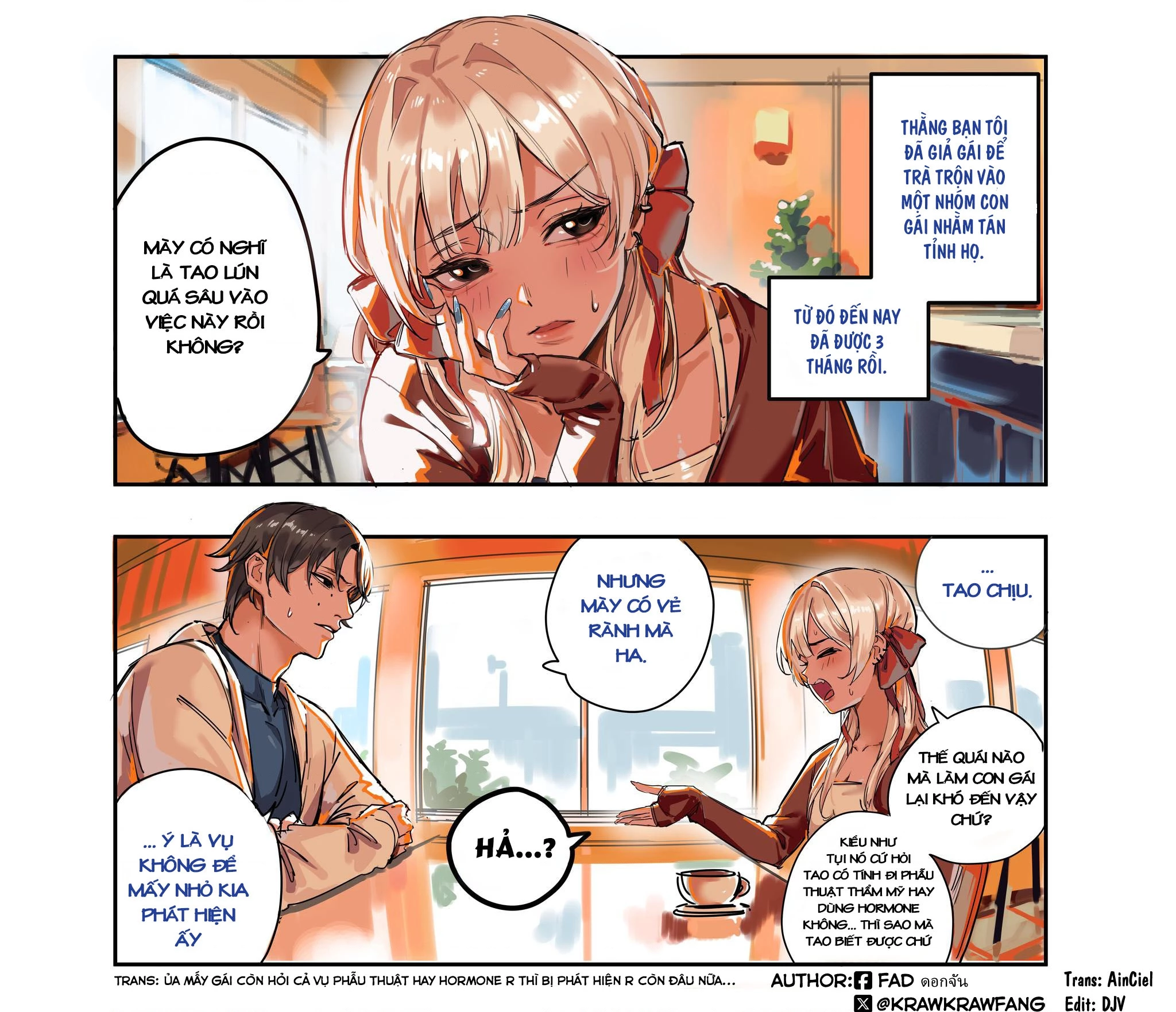 Thằng bạn dân chơi nay đã hóa "gái" Chapter 2 - 2