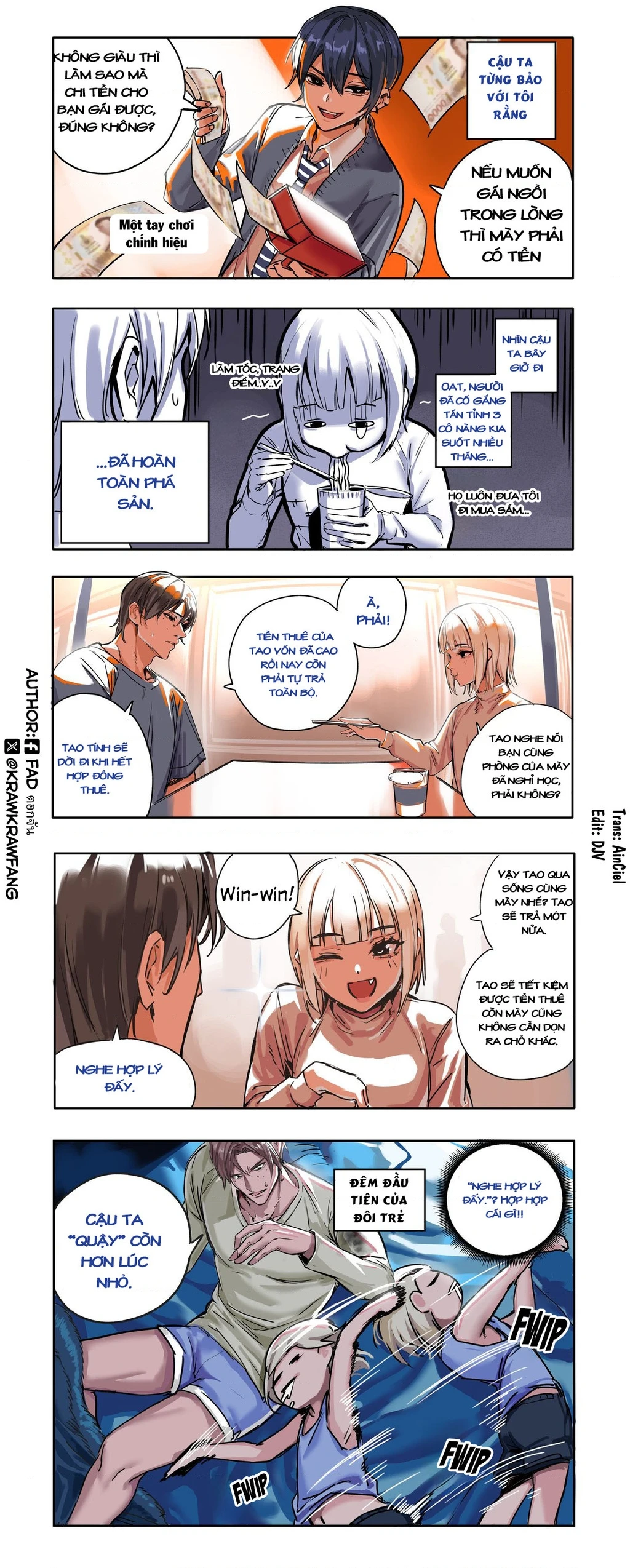 Thằng bạn dân chơi nay đã hóa "gái" Chapter 3.5 - 3