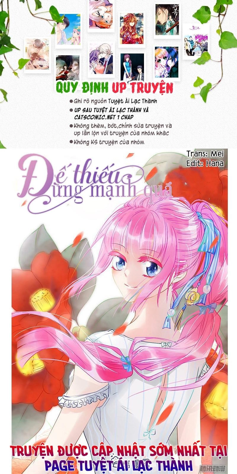 Đế Thiếu Đừng Mạnh Quá Chapter 55 - 1