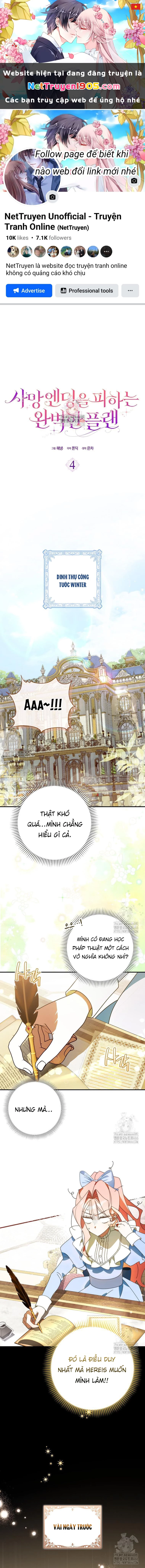 Kế hoạch hoàn hảo để thoát khỏi cái chết Chapter 4 - 1