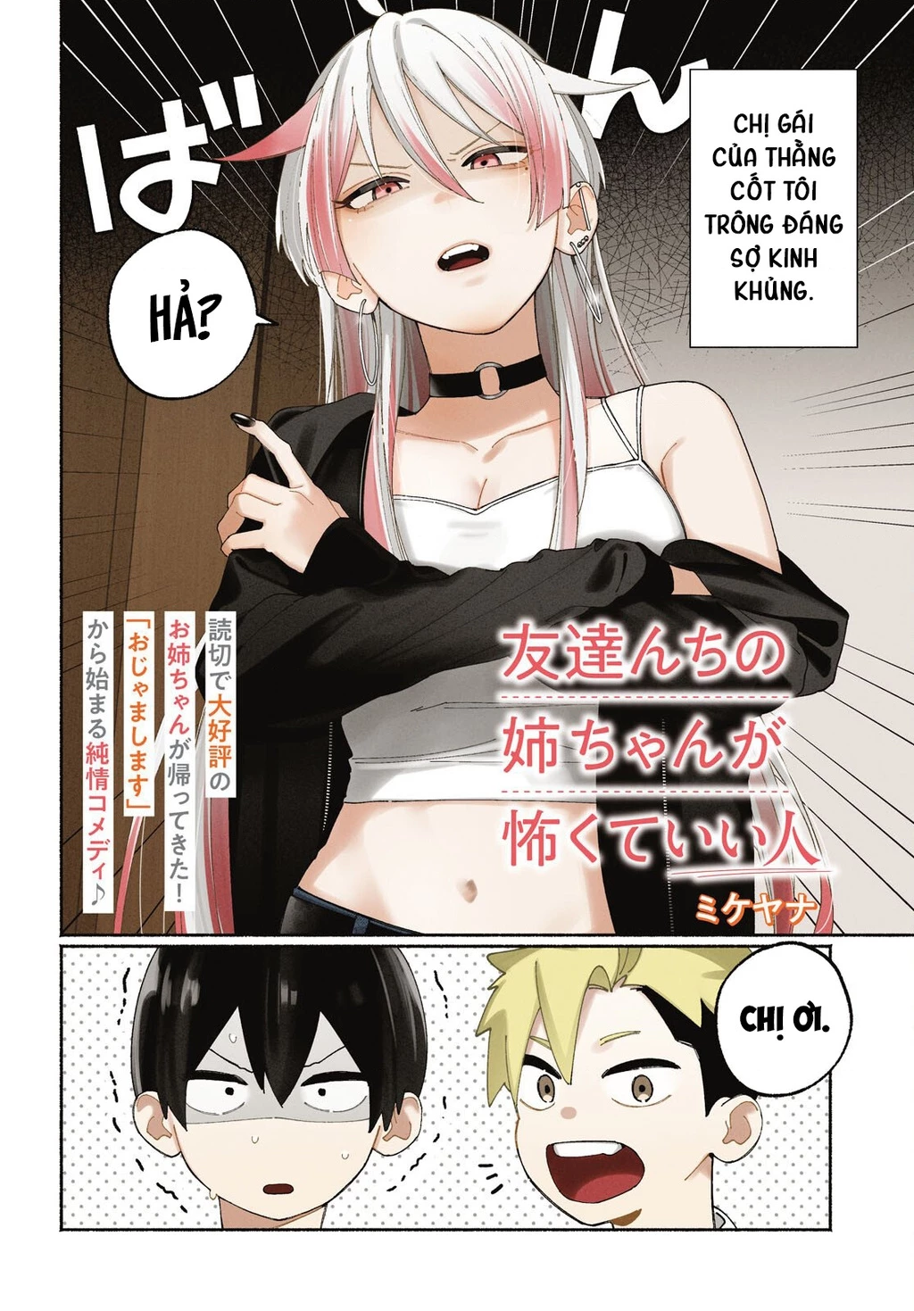 Chị gái của thằng bạn tôi nhìn thì hổ báo nhưng thật ra lại là người tốt Chapter 1 - 3