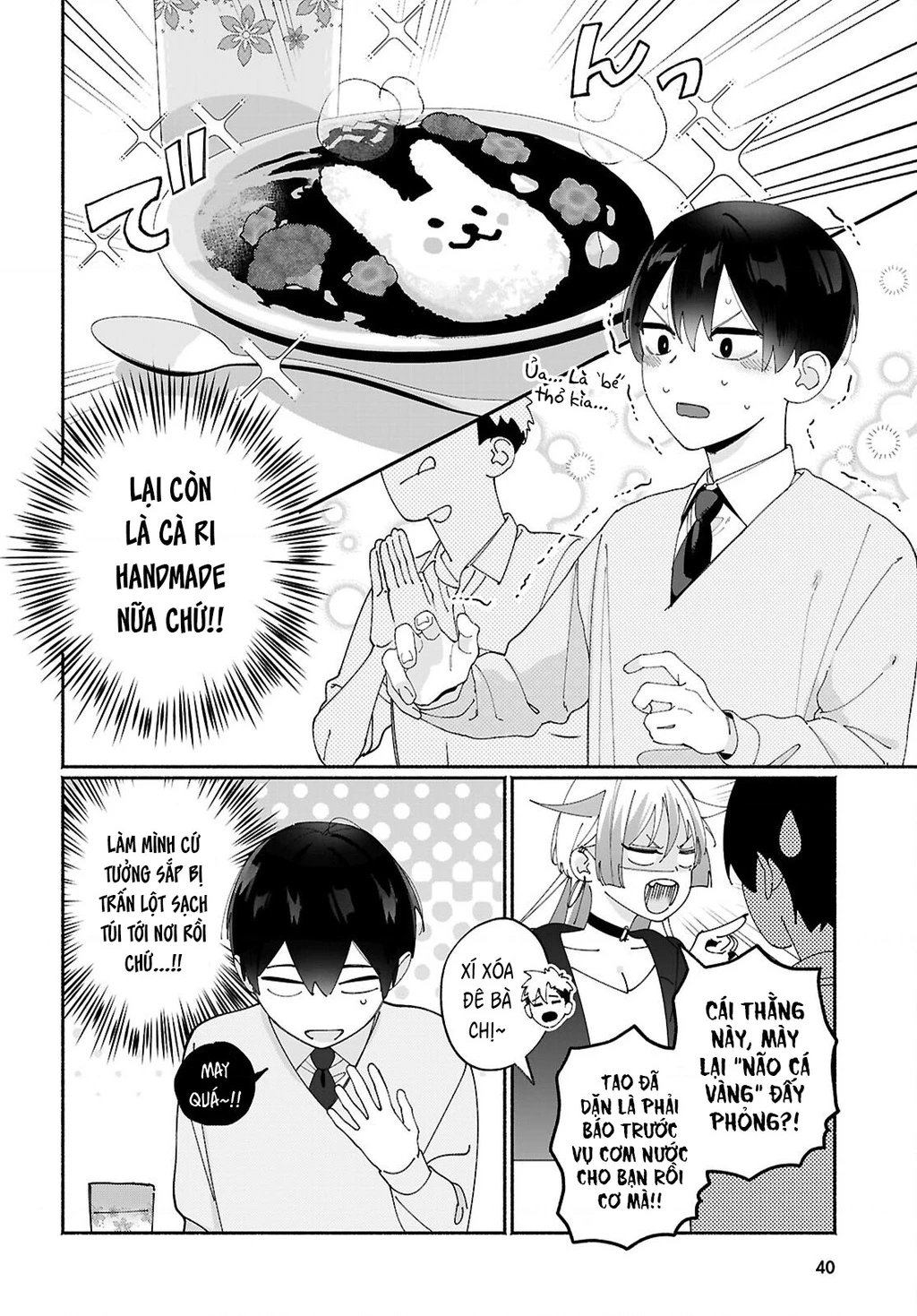 Chị gái của thằng bạn tôi nhìn thì hổ báo nhưng thật ra lại là người tốt Chapter 2 - 5