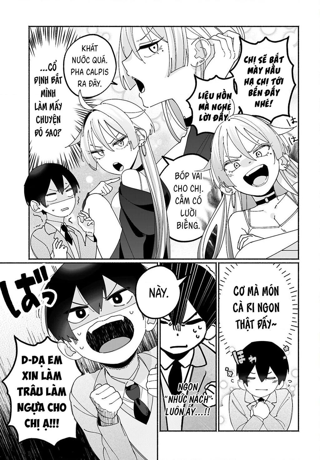 Chị gái của thằng bạn tôi nhìn thì hổ báo nhưng thật ra lại là người tốt Chapter 3 - 4