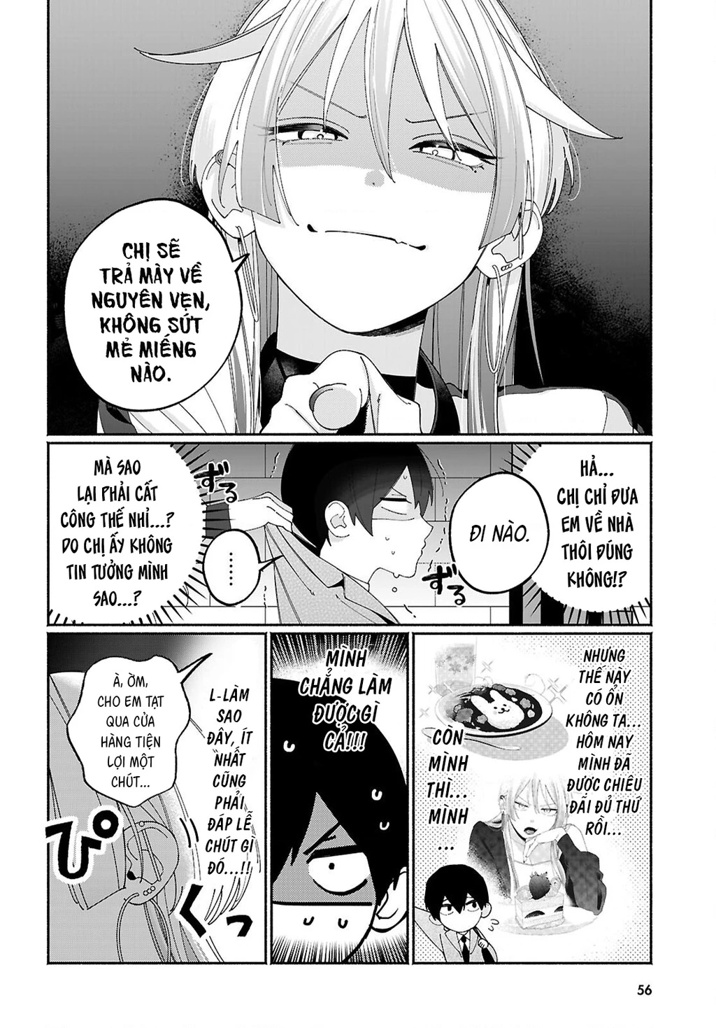 Chị gái của thằng bạn tôi nhìn thì hổ báo nhưng thật ra lại là người tốt Chapter 4 - 5