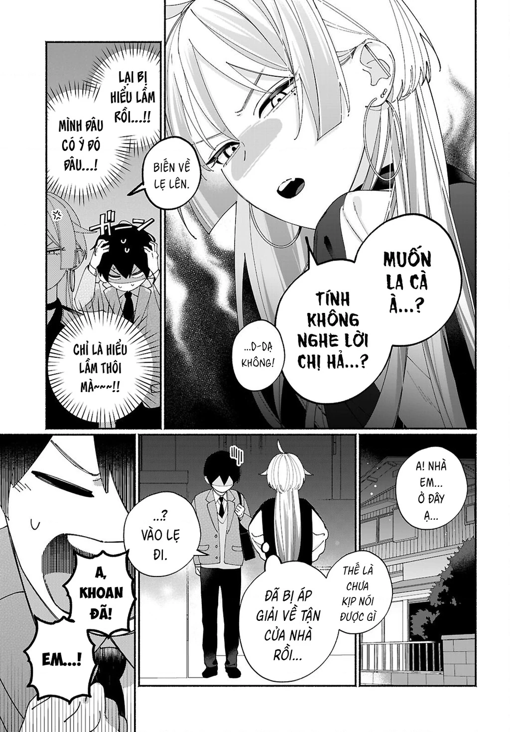 Chị gái của thằng bạn tôi nhìn thì hổ báo nhưng thật ra lại là người tốt Chapter 4 - 6