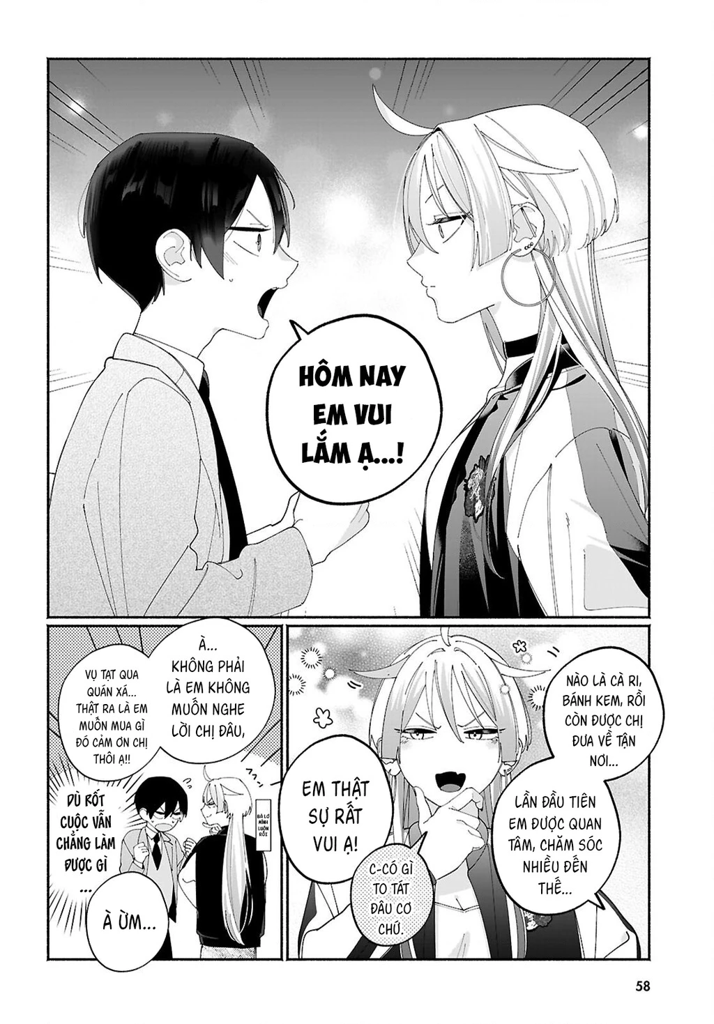 Chị gái của thằng bạn tôi nhìn thì hổ báo nhưng thật ra lại là người tốt Chapter 4 - 7