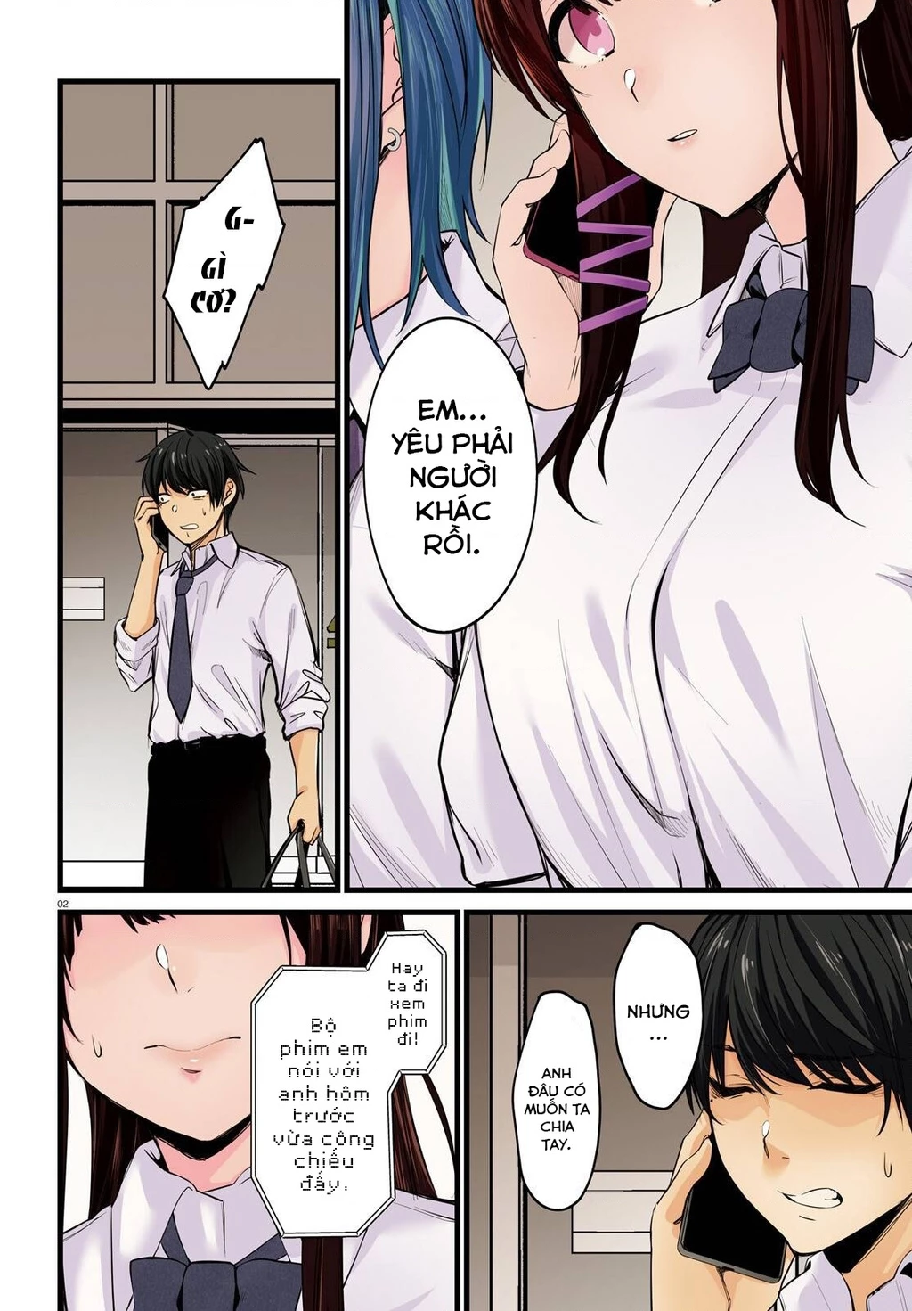 Cô nàng đẹp mã mà bạn gái tôi thích đang nhắm tới tôi Chapter 1 - 2