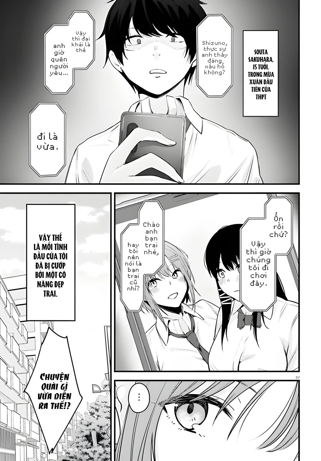 Cô nàng đẹp mã mà bạn gái tôi thích đang nhắm tới tôi Chapter 1 - 5