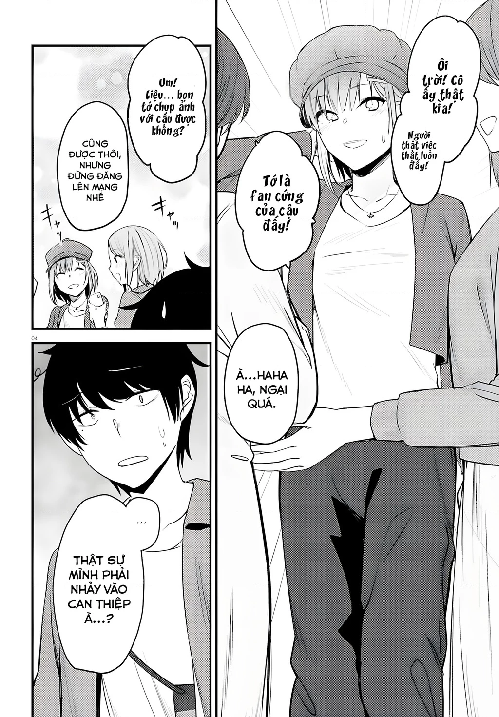 Cô nàng đẹp mã mà bạn gái tôi thích đang nhắm tới tôi Chapter 2 - 4