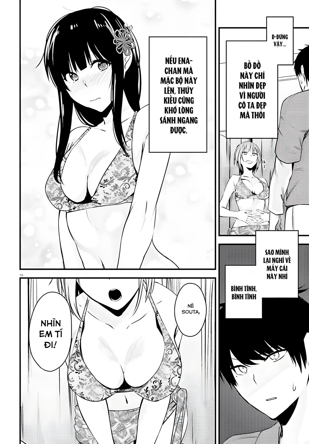 Cô nàng đẹp mã mà bạn gái tôi thích đang nhắm tới tôi Chapter 2 - 16