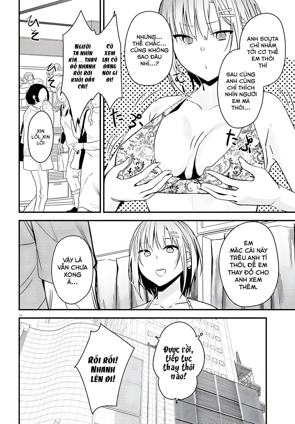 Cô nàng đẹp mã mà bạn gái tôi thích đang nhắm tới tôi Chapter 2 - 18