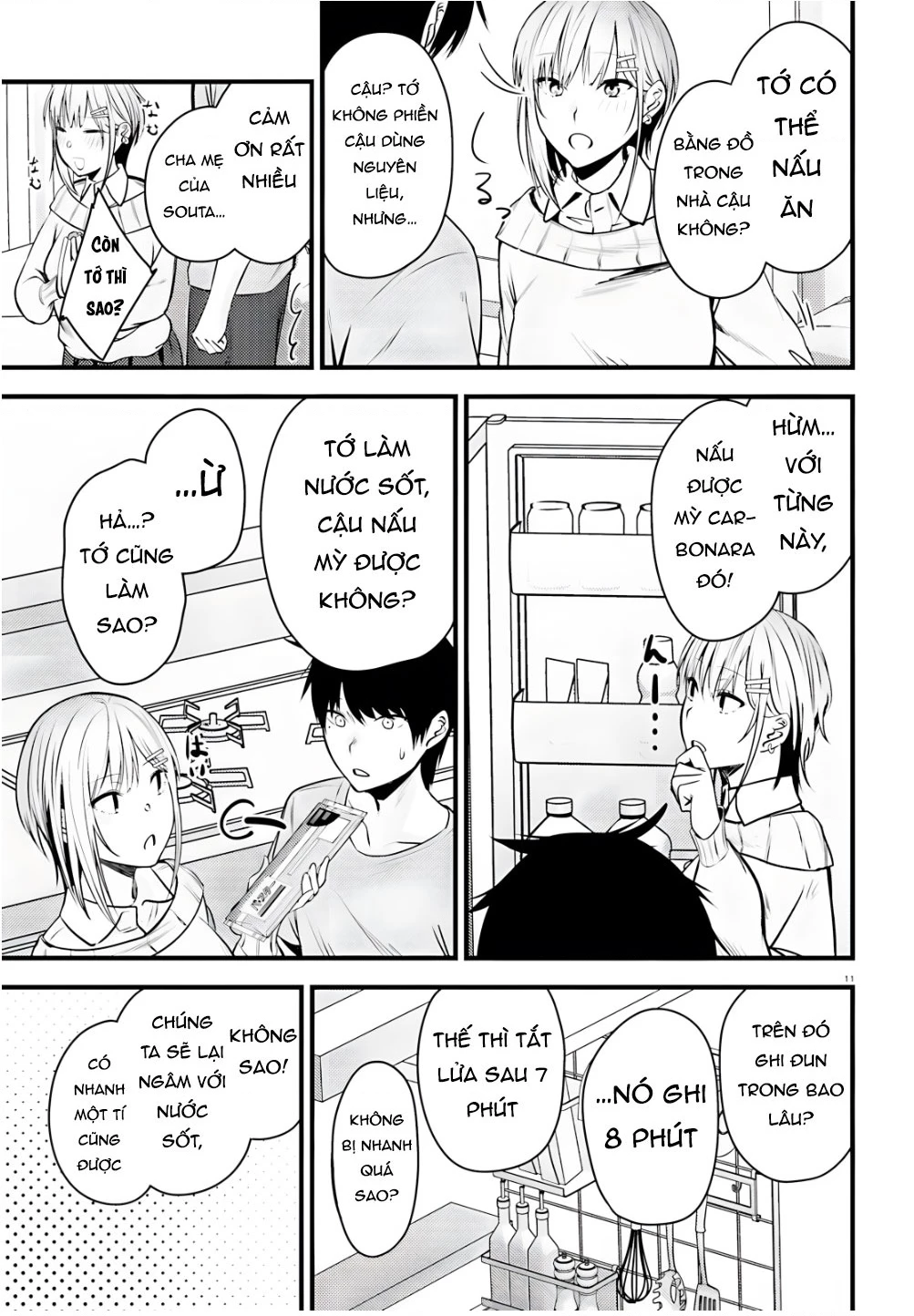 Cô nàng đẹp mã mà bạn gái tôi thích đang nhắm tới tôi Chapter 4 - 11