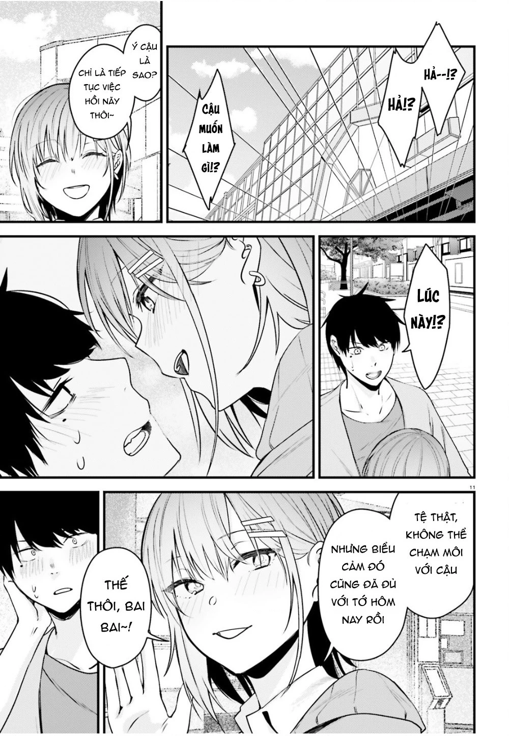 Cô nàng đẹp mã mà bạn gái tôi thích đang nhắm tới tôi Chapter 5 - 11