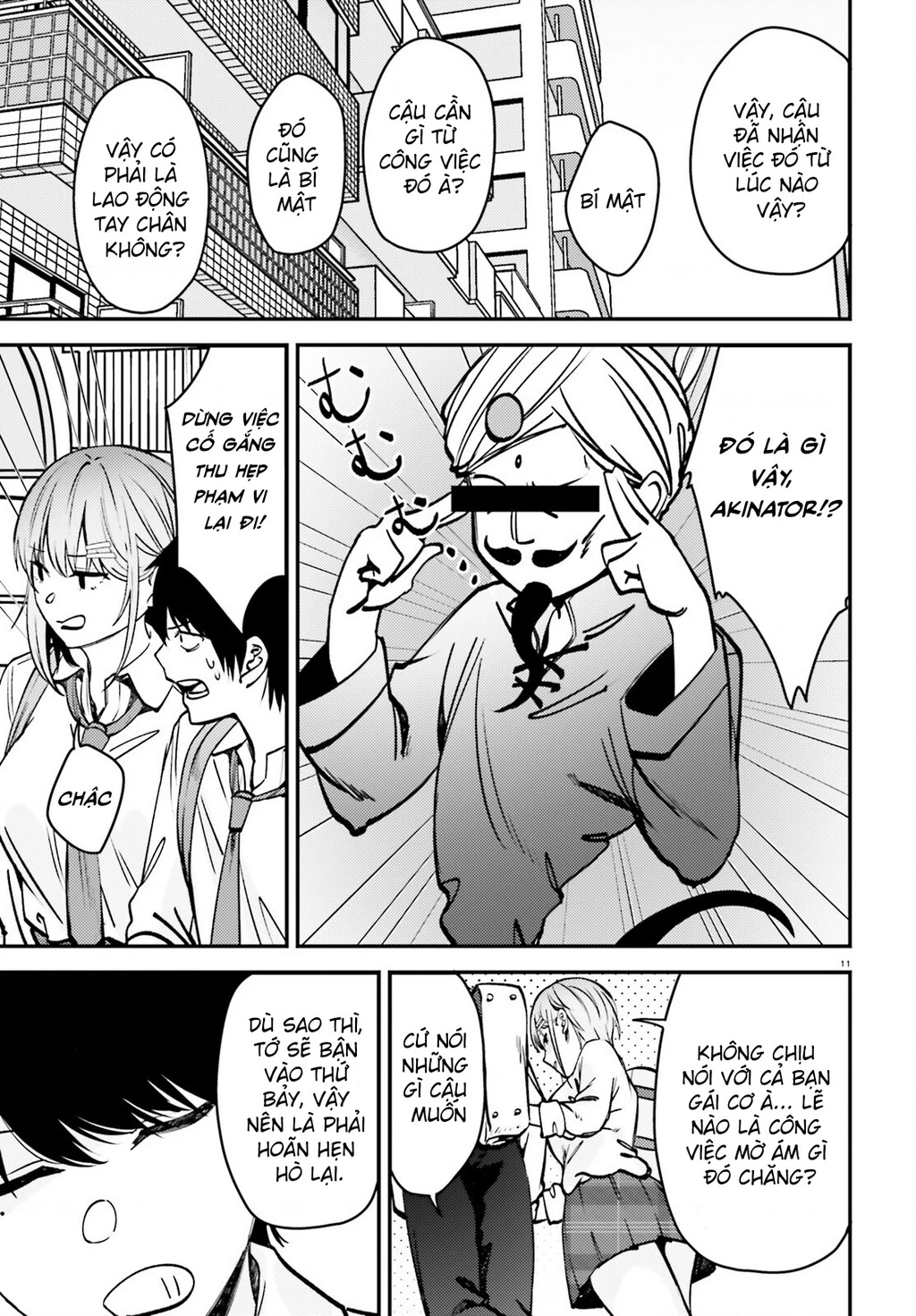 Cô nàng đẹp mã mà bạn gái tôi thích đang nhắm tới tôi Chapter 10 - 11