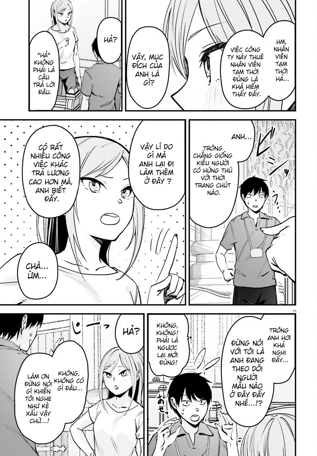 Cô nàng đẹp mã mà bạn gái tôi thích đang nhắm tới tôi Chapter 11 - 13