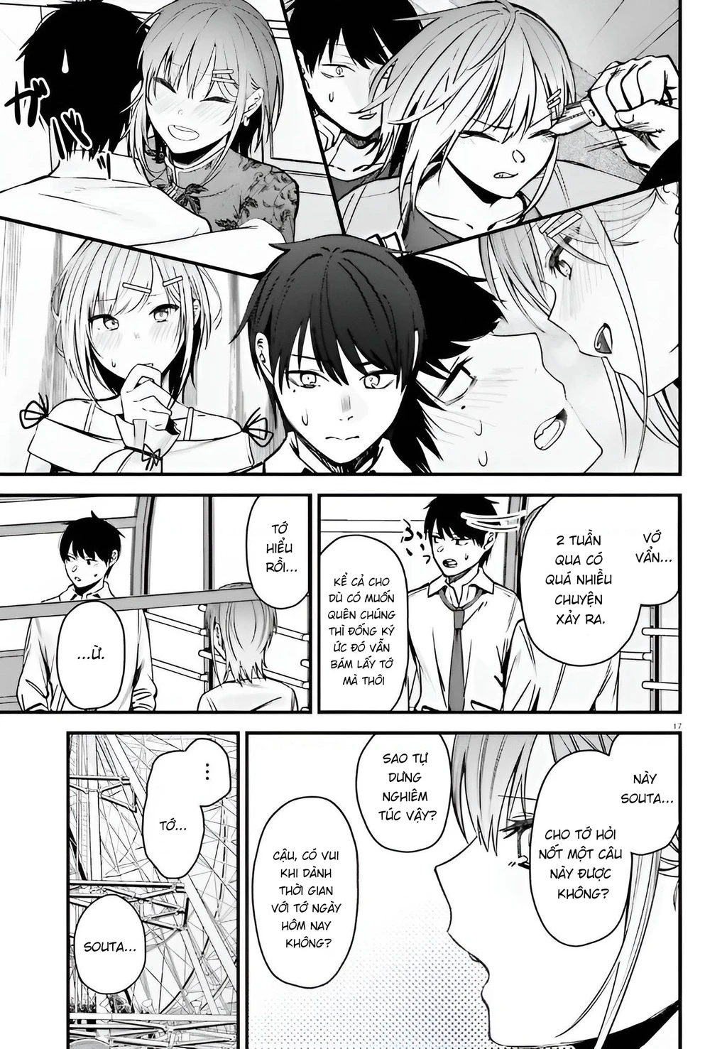 Cô nàng đẹp mã mà bạn gái tôi thích đang nhắm tới tôi Chapter 14 - 17