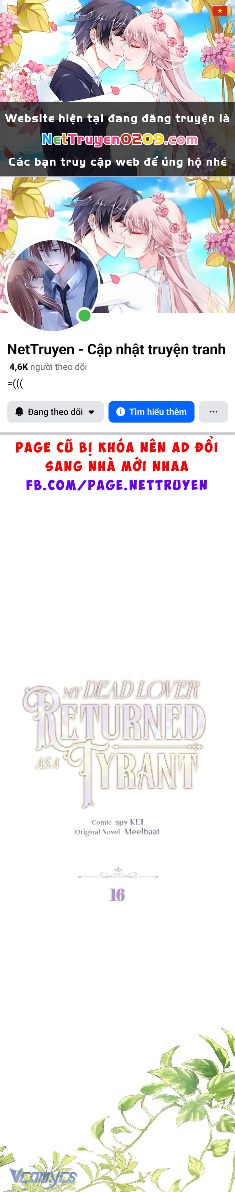 Người Yêu Đã Chết Của Tôi Đã Trở Thành Bạo Chúa Chapter 16 - 1