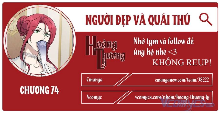 Người Đẹp Và Quái Vật Chapter 74 - 1