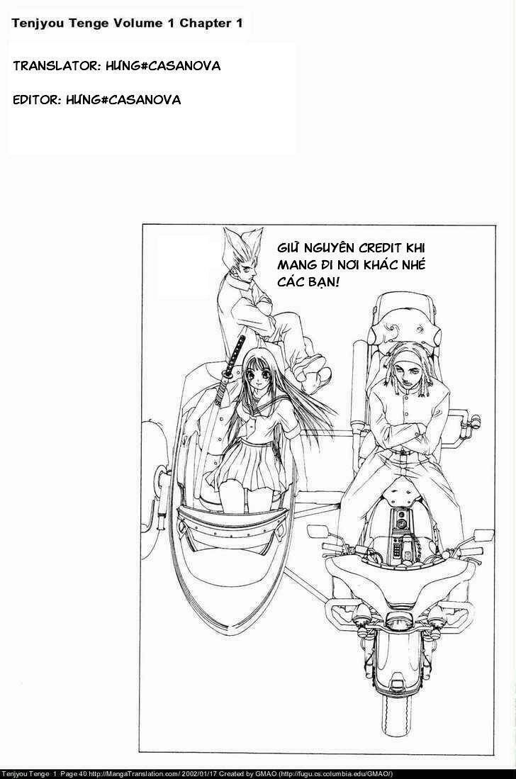 Tenjou Tenge Chapter 1 - 34