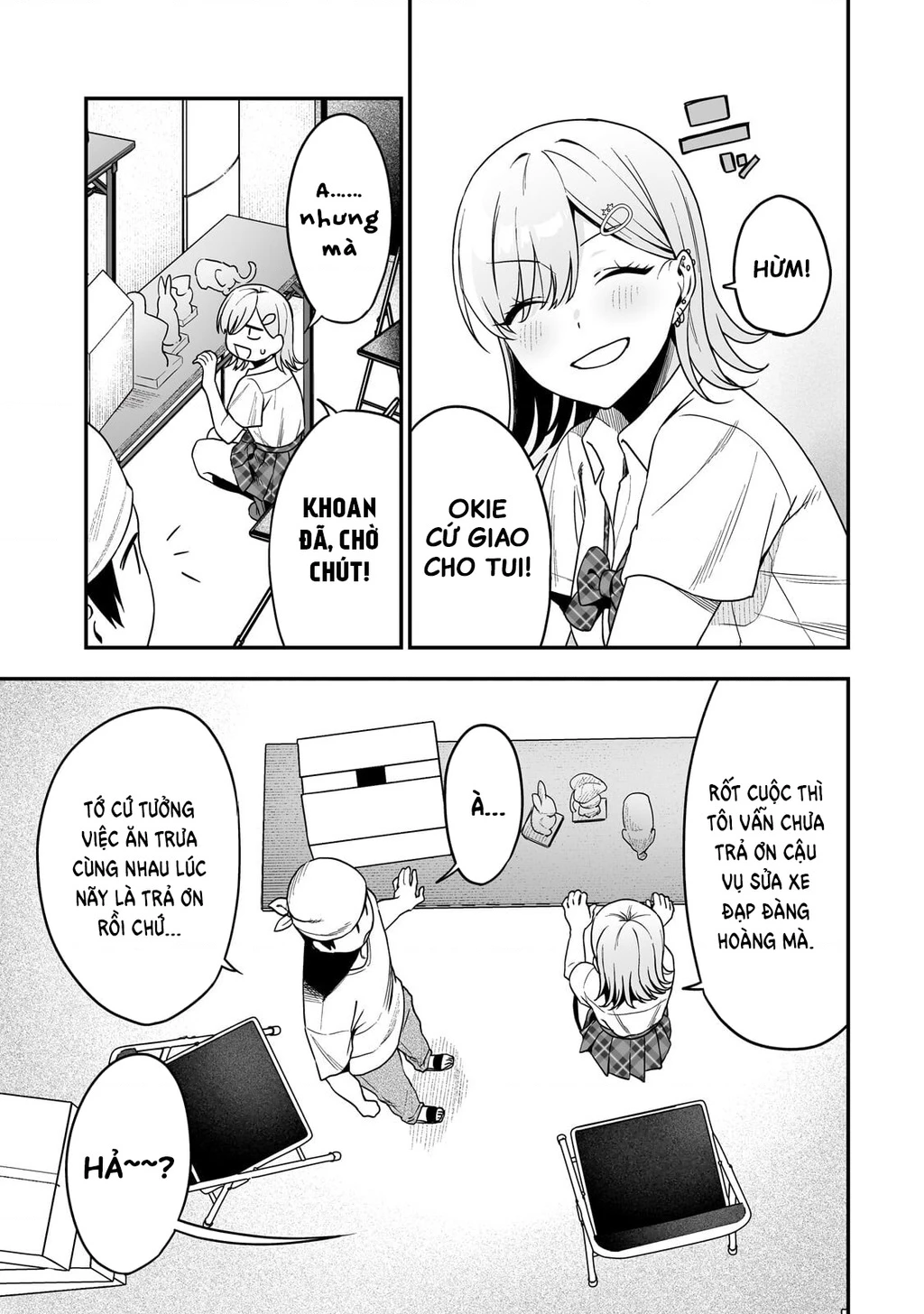 Lỡ tay sửa xe cho nàng Gyaru, ai dè lại bị nàng bám lấy Chapter 3 - 22