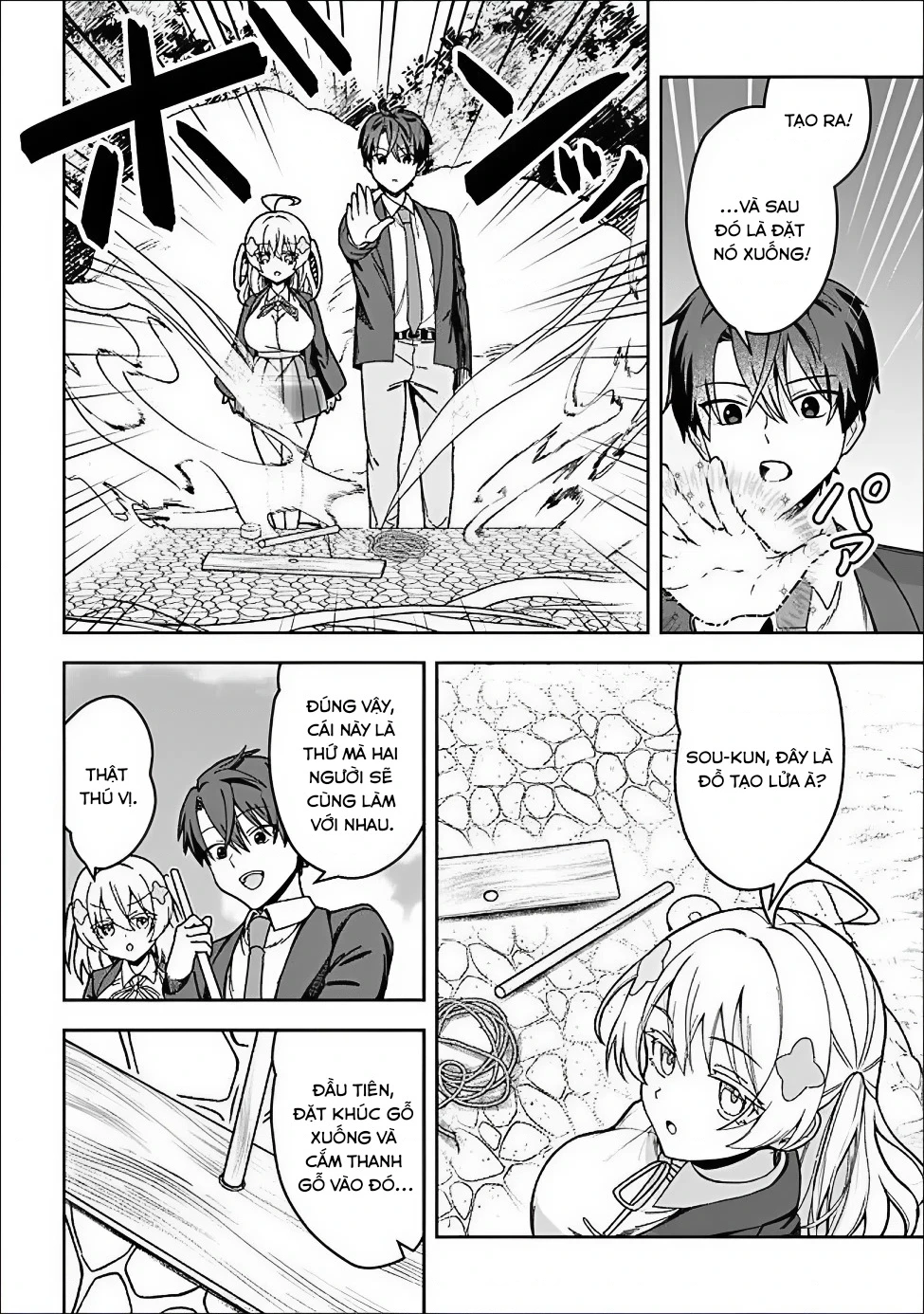 Tôi Có Kỹ Năng Minecraft Cùng Dàn Mỹ Nữ Sinh Tồn Trên Đảo Hoang Chapter 4 - 4