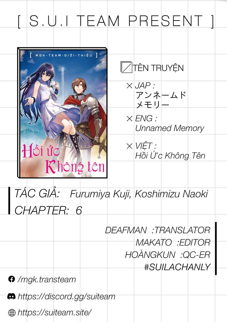 Hồi Ức Không Tên Chapter 6 - 1