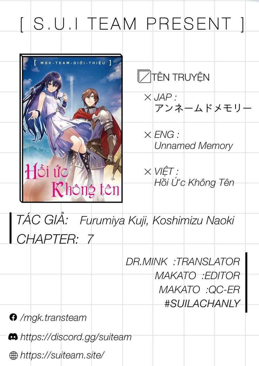 Hồi Ức Không Tên Chapter 7 - 1