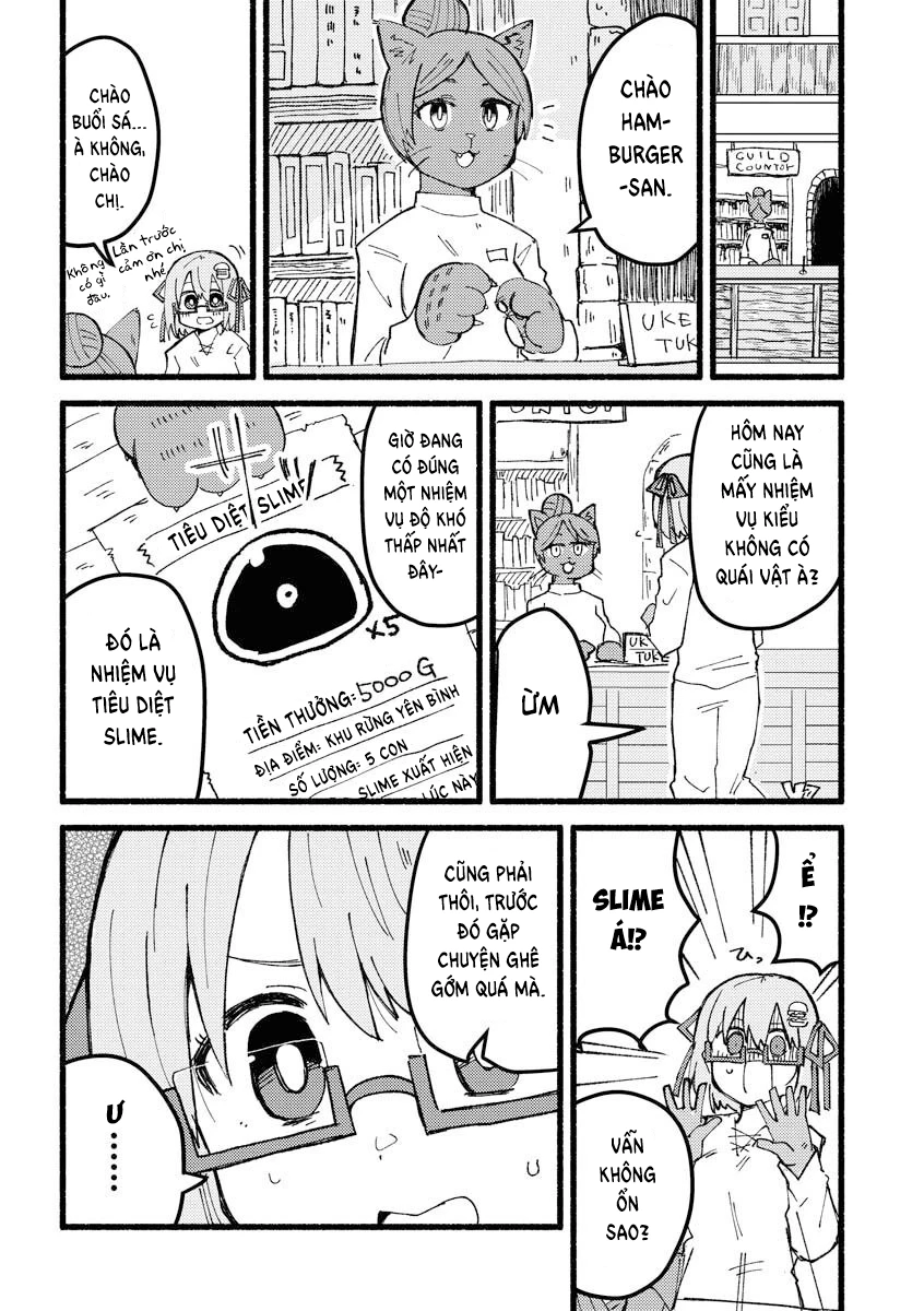 Nhật ký tranh chuyển sinh sang dị giới của Hamburger-chan Chapter 2 - 4