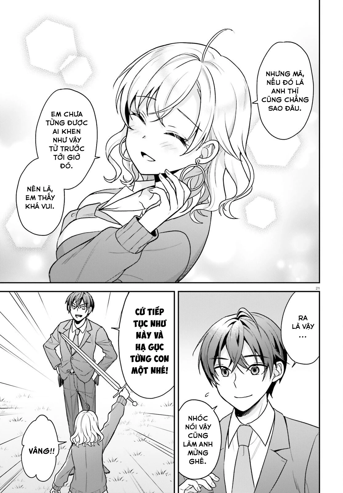 Sau khi bị trục xuất ngoài ý muốn, tôi cứ nghĩ mình sẽ có cuộc sống nhàn hạ, ai ngờ vì hoàn cảnh đưa đẩy lại trở thành sư phụ của cô nàng gyaru xinh đẹp để rồi mệt bở hơi tai Chapter 3 - 22