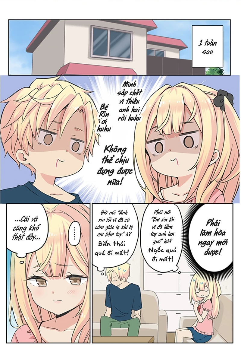 Anh em nhà Hachiya muốn gần gũi nhau Chapter 4 - 2