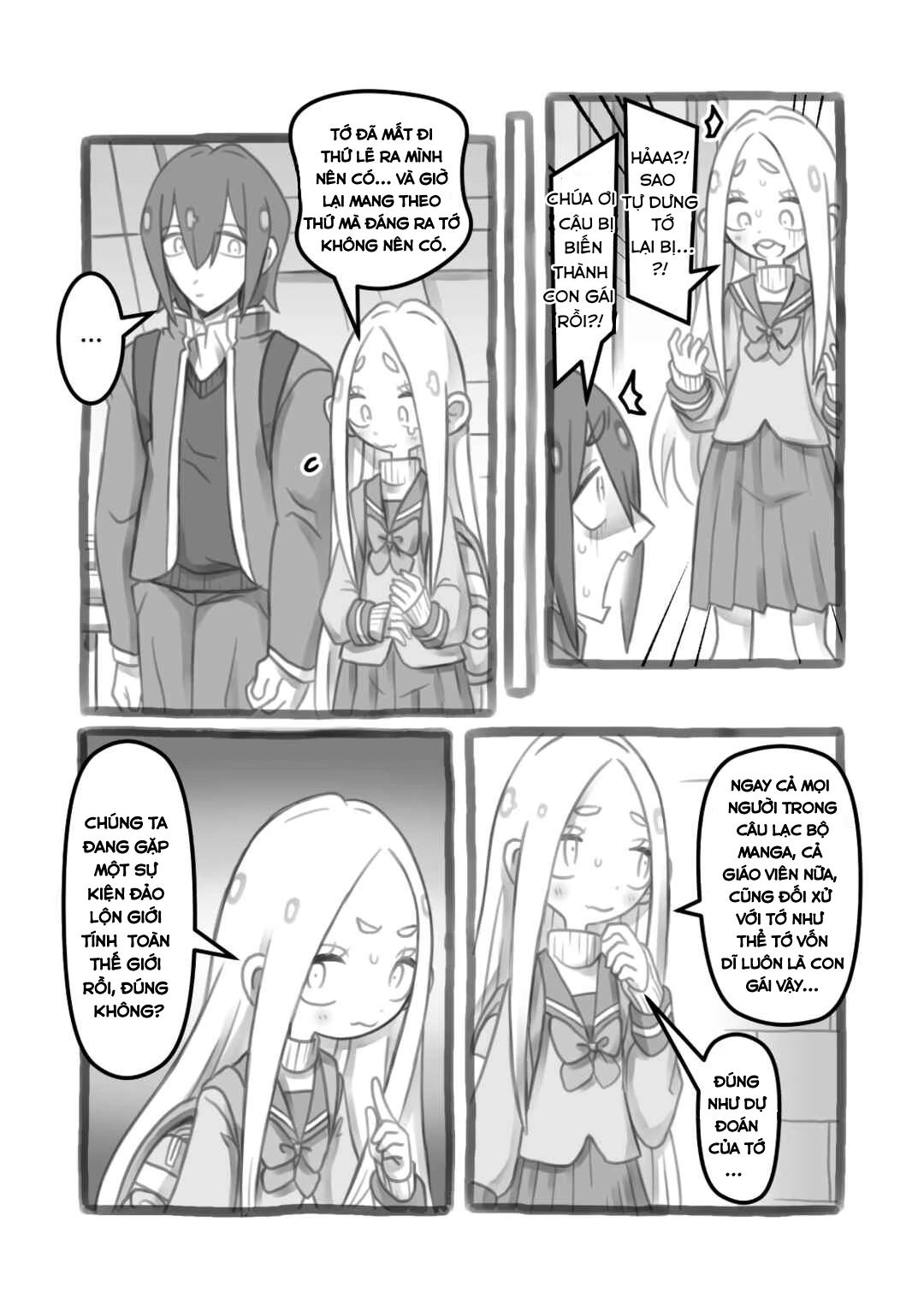 I Can’t Believe Yours Truly Turned Into a Girl. Chapter 1 - 2