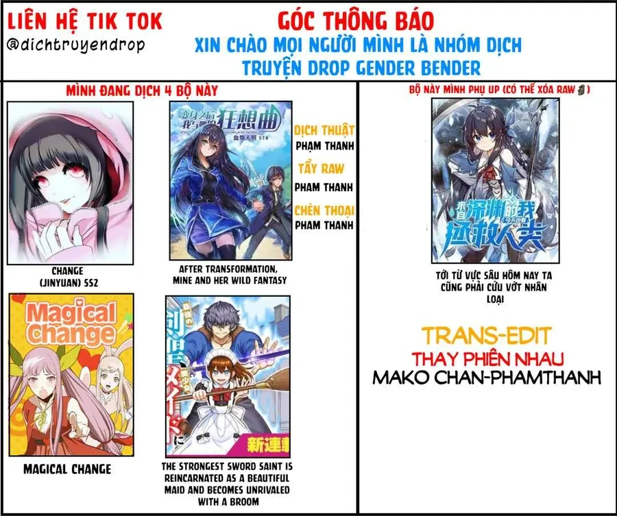 Kiếm Thánh Chuyển Sinh Thành Hầu Gái Chapter 4.1 - 2