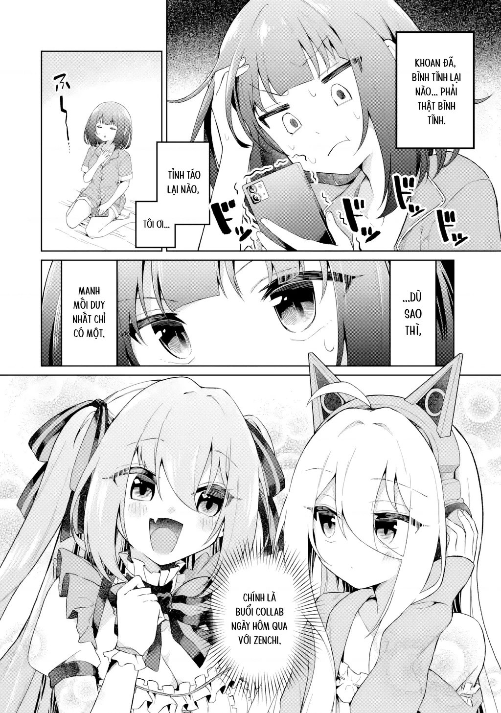 Chuyển sinh thành Vtuber, tôi đi quyến rũ tất cả Vtuber của công ty mình Chapter 4 - 6