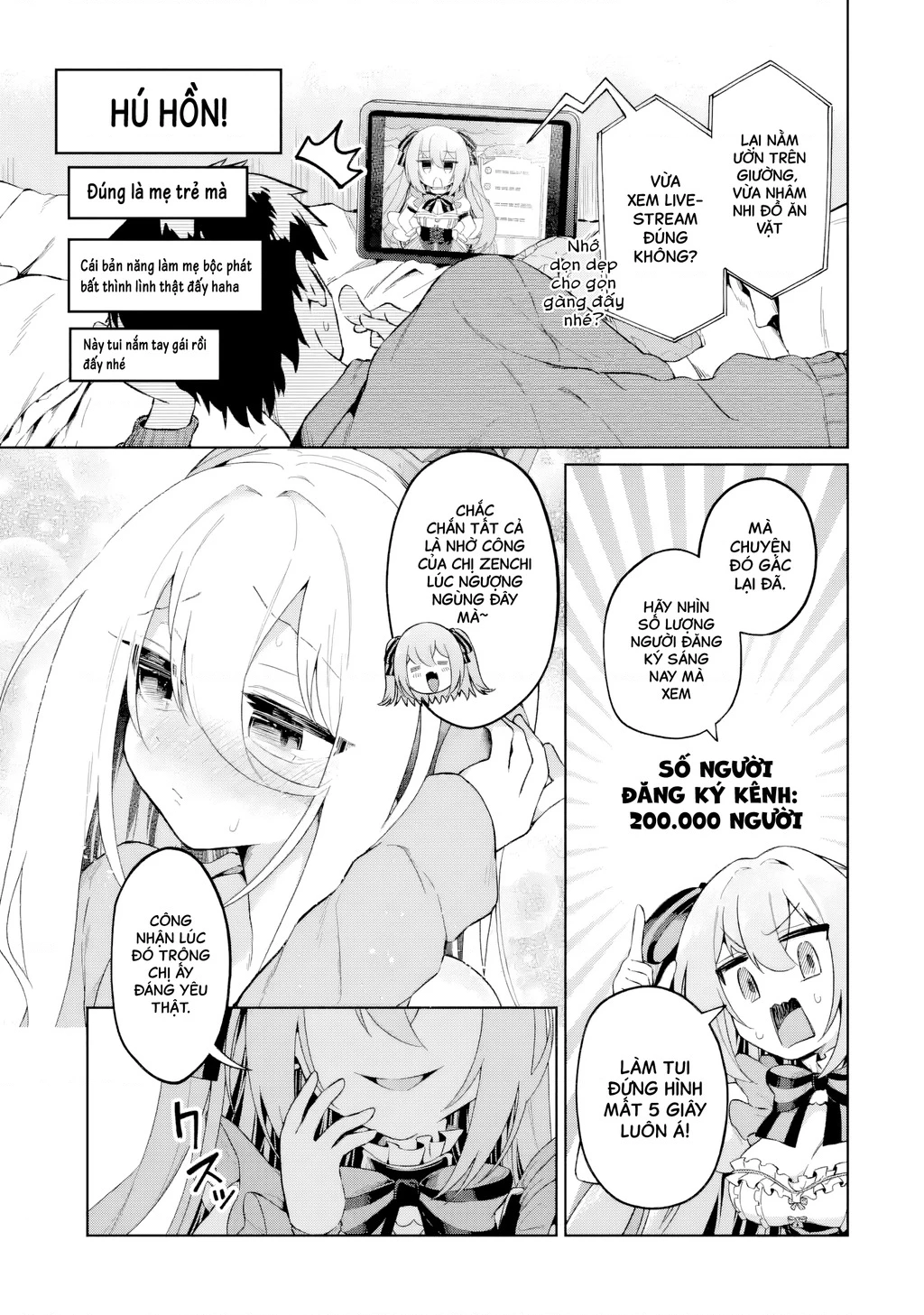 Chuyển sinh thành Vtuber, tôi đi quyến rũ tất cả Vtuber của công ty mình Chapter 4 - 15