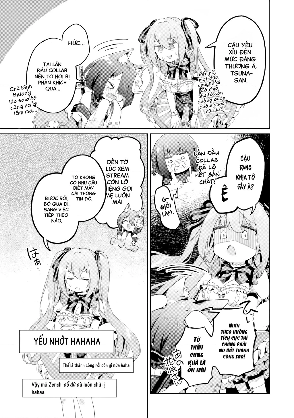 Chuyển sinh thành Vtuber, tôi đi quyến rũ tất cả Vtuber của công ty mình Chapter 5 - 15