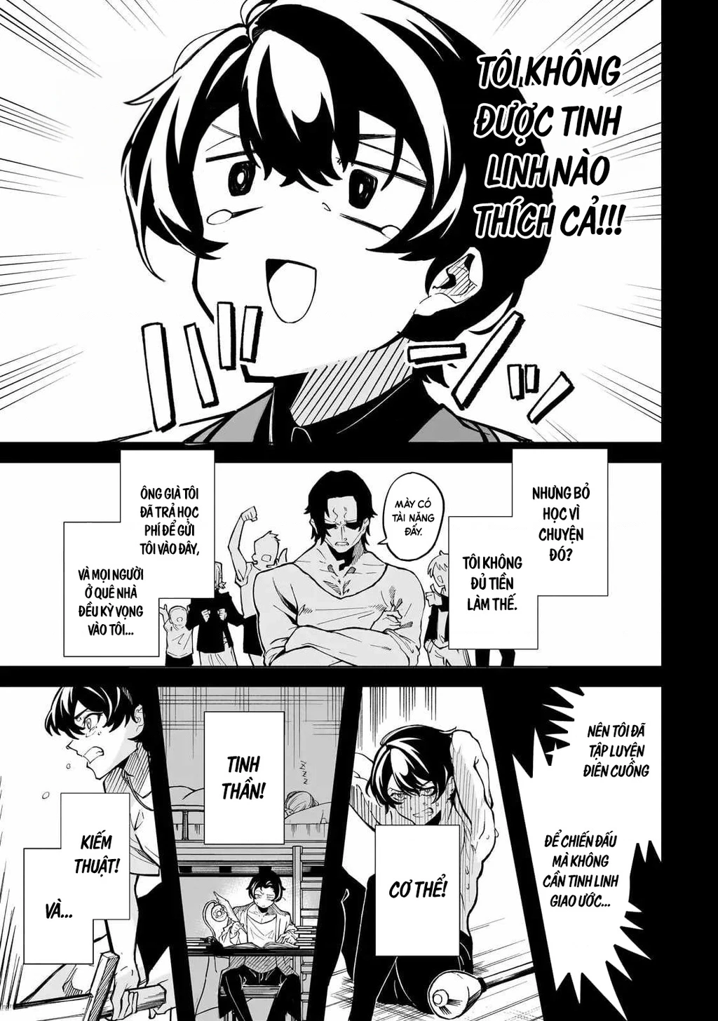 Tinh linh sư bị mọi người tưởng là đang che giấu thực lực thật, nhưng thực ra lúc nào cũng chiến đấu hết mình. Chapter 1 - 27