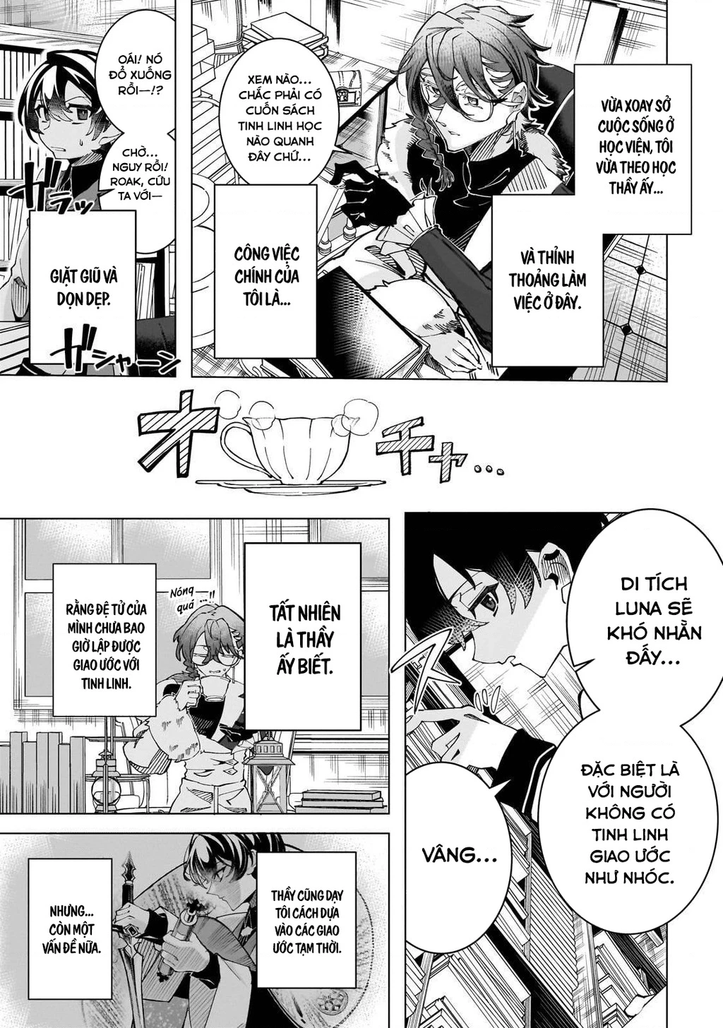 Tinh linh sư bị mọi người tưởng là đang che giấu thực lực thật, nhưng thực ra lúc nào cũng chiến đấu hết mình. Chapter 3 - 11