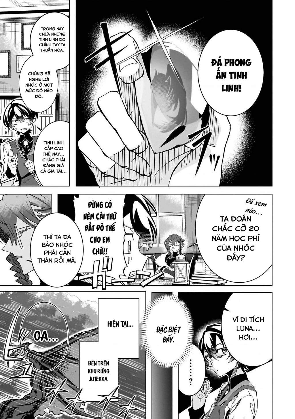 Tinh linh sư bị mọi người tưởng là đang che giấu thực lực thật, nhưng thực ra lúc nào cũng chiến đấu hết mình. Chapter 3 - 13