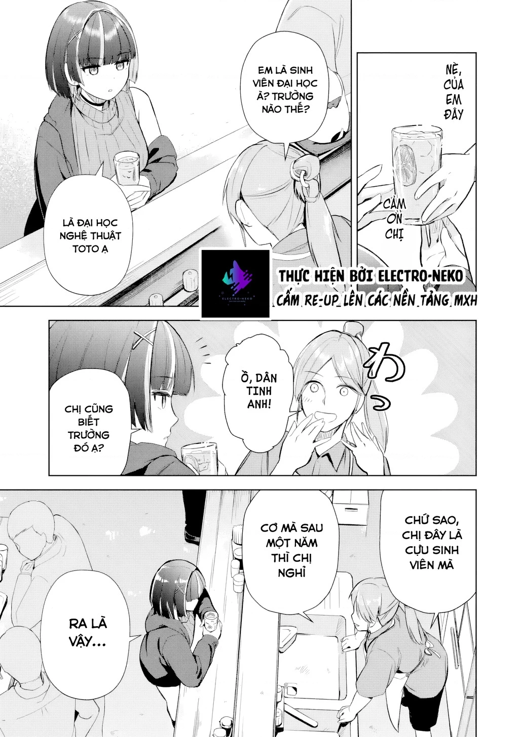 Cô nữ sinh đại học lạnh lùng đứng cạnh tôi ở quán Izakaya (Gloomy Neighbor at the Standing Bar) Chapter 1 - 18