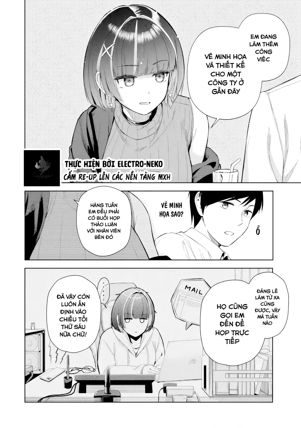 Cô nữ sinh đại học lạnh lùng đứng cạnh tôi ở quán Izakaya (Gloomy Neighbor at the Standing Bar) Chapter 1 - 25