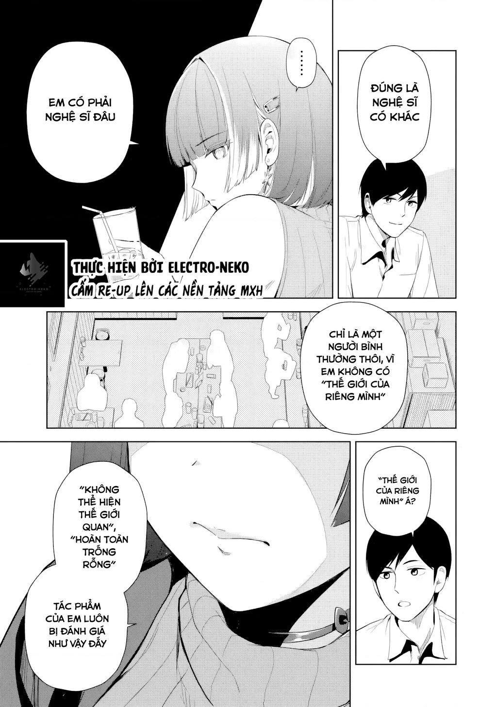 Cô nữ sinh đại học lạnh lùng đứng cạnh tôi ở quán Izakaya (Gloomy Neighbor at the Standing Bar) Chapter 1 - 38