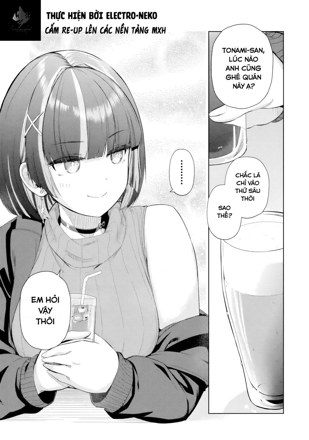 Cô nữ sinh đại học lạnh lùng đứng cạnh tôi ở quán Izakaya (Gloomy Neighbor at the Standing Bar) Chapter 1 - 44