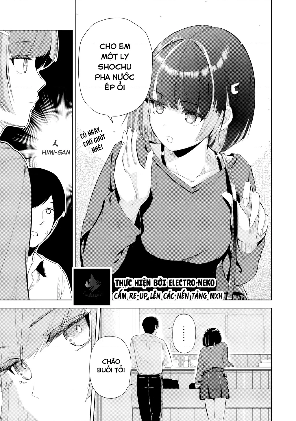 Cô nữ sinh đại học lạnh lùng đứng cạnh tôi ở quán Izakaya (Gloomy Neighbor at the Standing Bar) Chapter 2 - 8