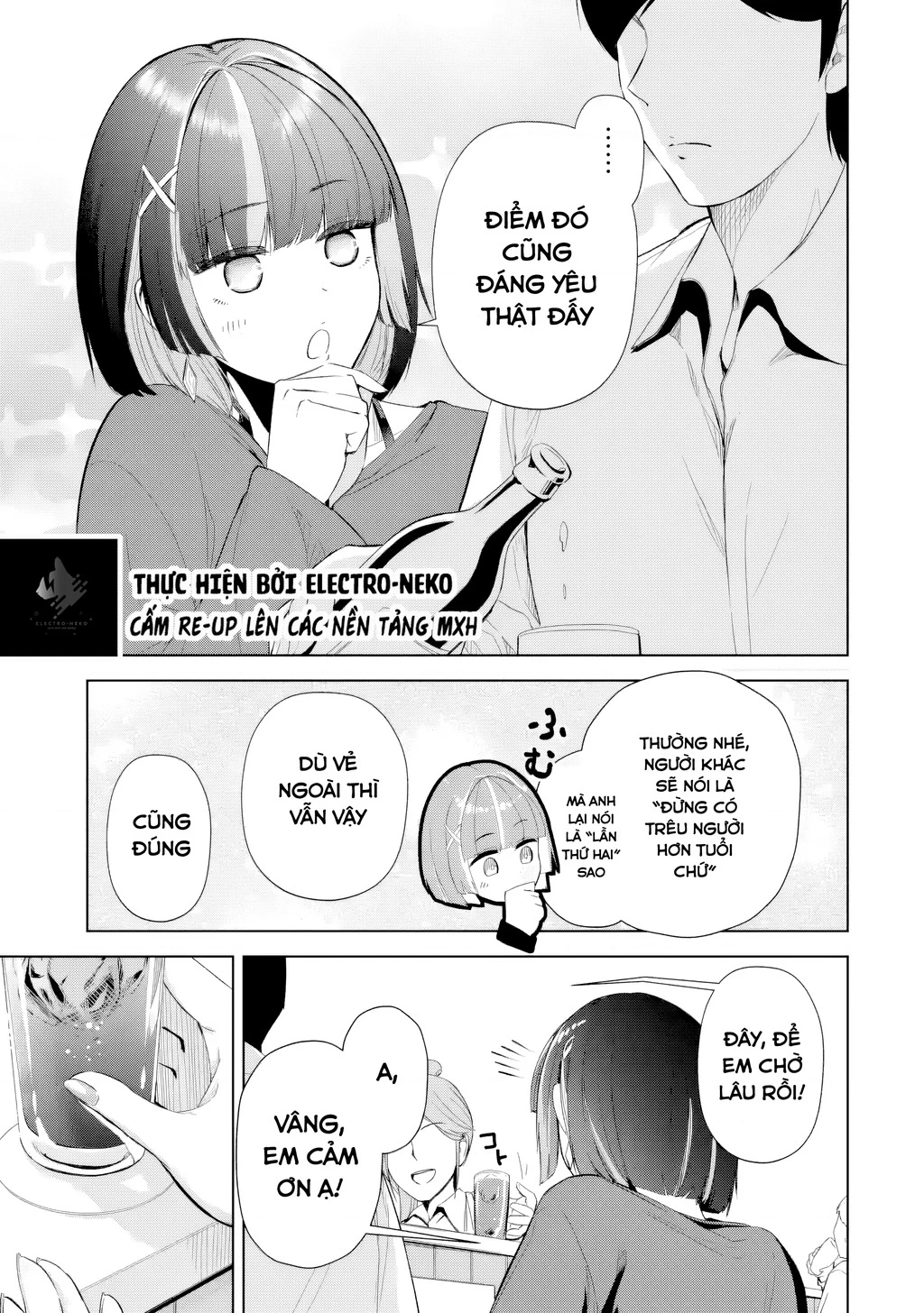 Cô nữ sinh đại học lạnh lùng đứng cạnh tôi ở quán Izakaya (Gloomy Neighbor at the Standing Bar) Chapter 2 - 14