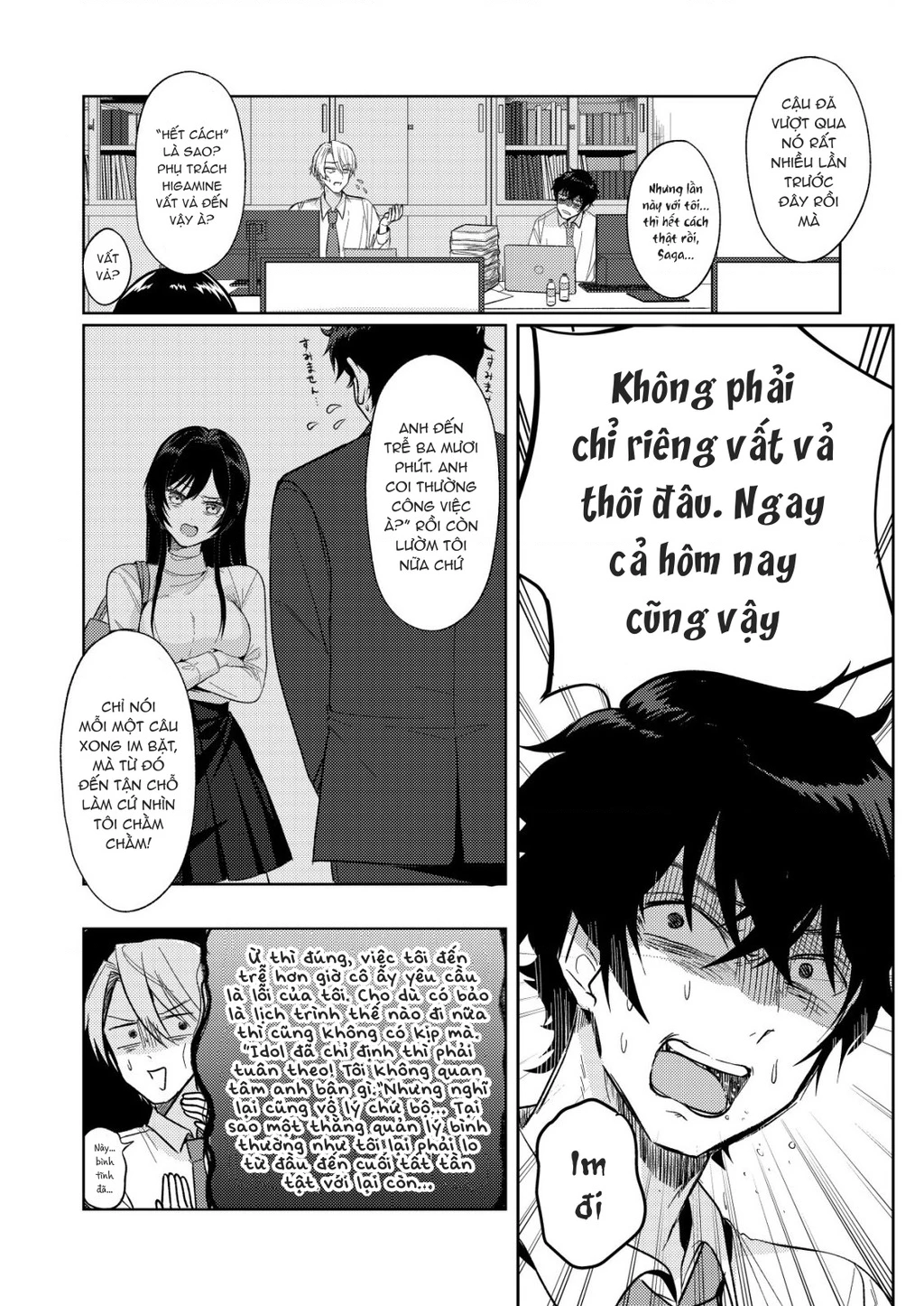 Tôi là quản lý của một idol “băng giá”nhưng tôi đã đến giới hạn của mình Chapter 1 - 4