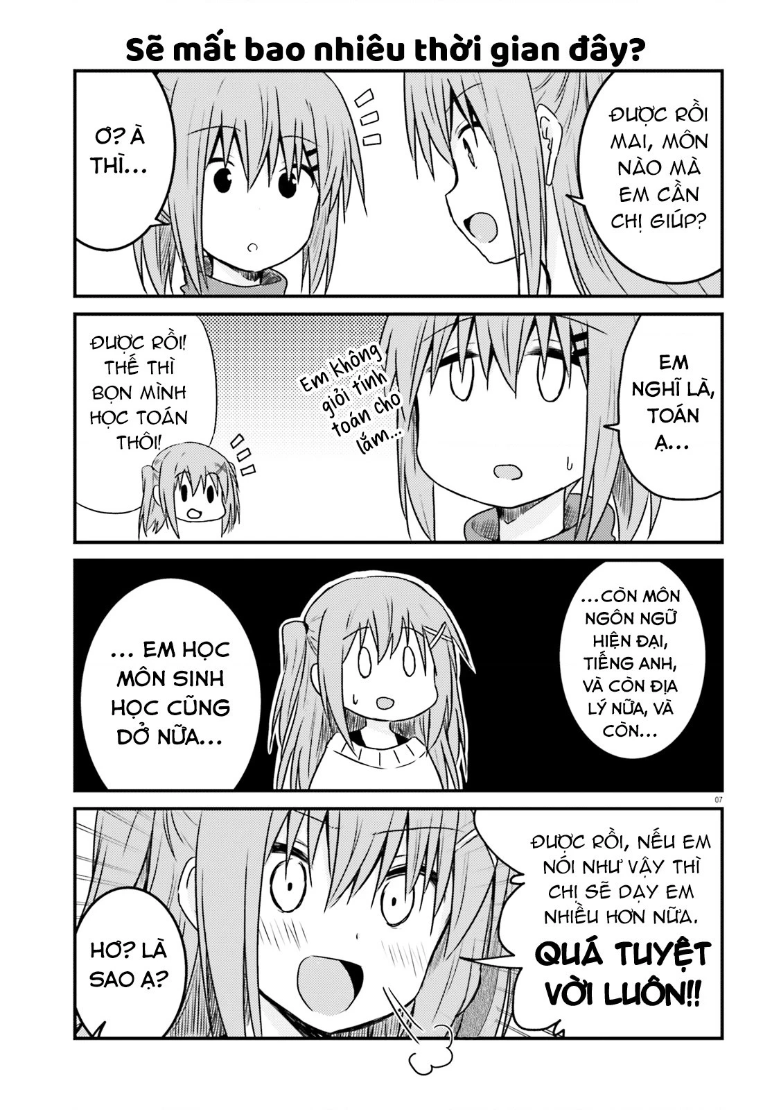 Chị Gái Siscon Và Cô Em Gái Không Bận Tâm Về điều đó  Chapter 9 - 12