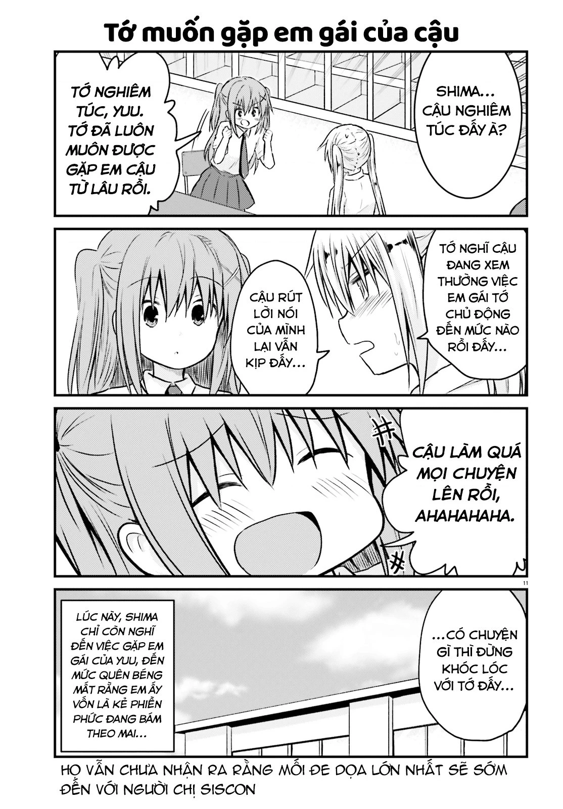 Chị Gái Siscon Và Cô Em Gái Không Bận Tâm Về điều đó  Chapter 12 - 13